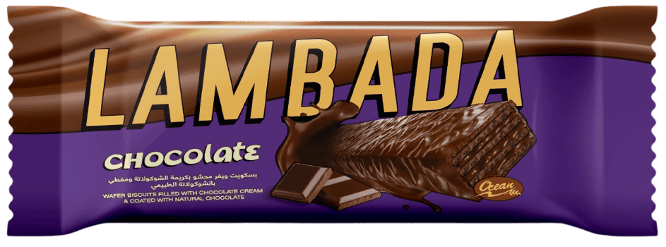 ويفر محشو بكريمة الشيكولاتة و مغطي بالشيكولاتة الطبيعي