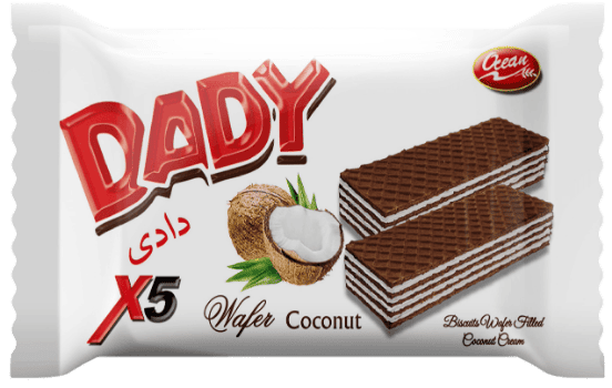 ويفر دادي بكريمة جوز الهند